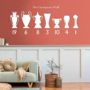 Champions Lfc Wall Sticker White | Stickers on Wall Champions Lfc Wall Sticker White | Stickers on Wall
