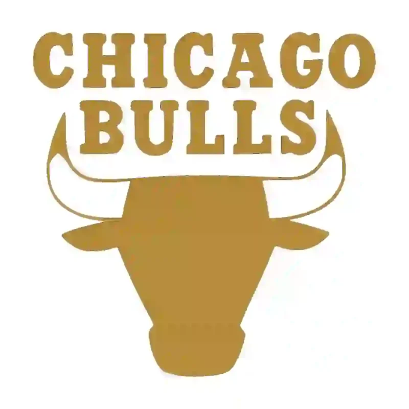 Chicago Bulls Wall Stickers Gold | Stickers on Wall