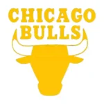 Chicago Bulls Wall Stickers Golden Yellow | Stickers on Wall