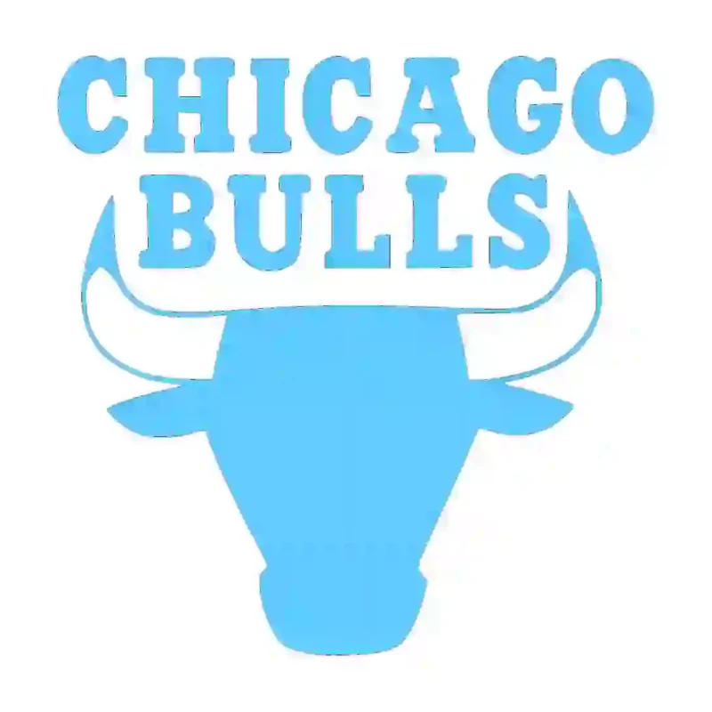 Chicago Bulls Wall Stickers Light Blue | Stickers on Wall