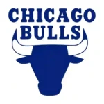 Chicago Bulls Wall Stickers Medium Blue | Stickers on Wall