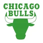 Chicago Bulls Wall Stickers Mid Green | Stickers on Wall