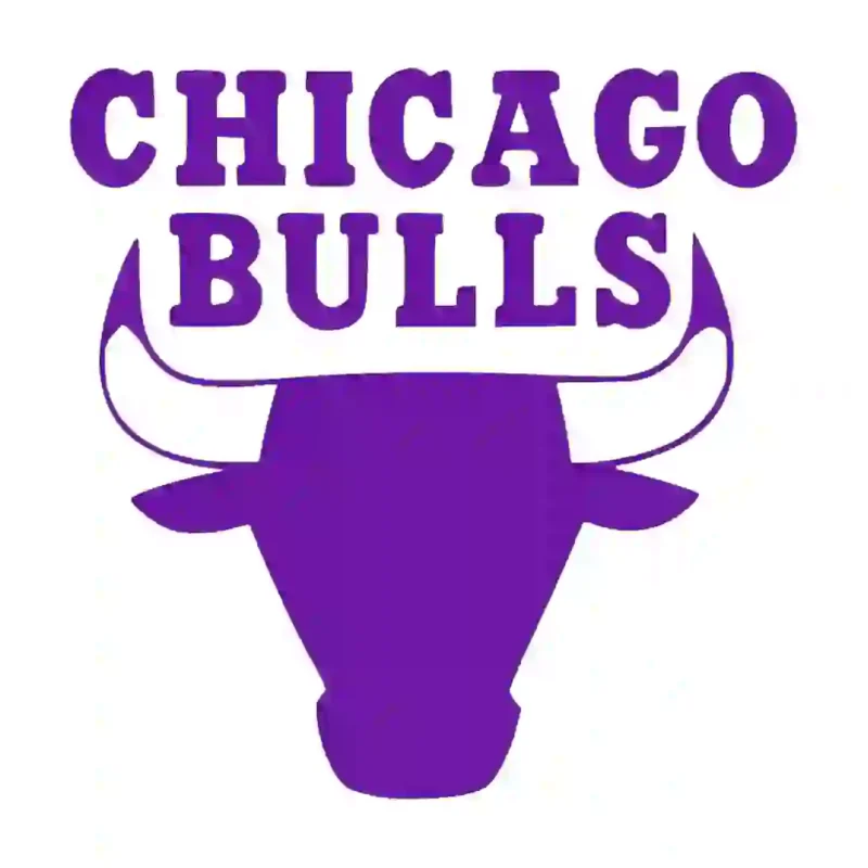 Chicago Bulls Wall Stickers Perfect Purple | Stickers on Wall