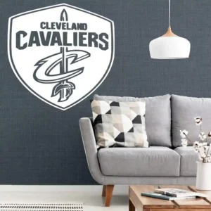 Cleveland cavaliers wall stickers white