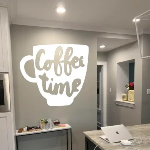Coffee time wall stickers