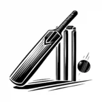 Cricket Bat Wall Stickers Black | Stickers on Wall Cricket Bat Wall Stickers Black | Stickers on Wall