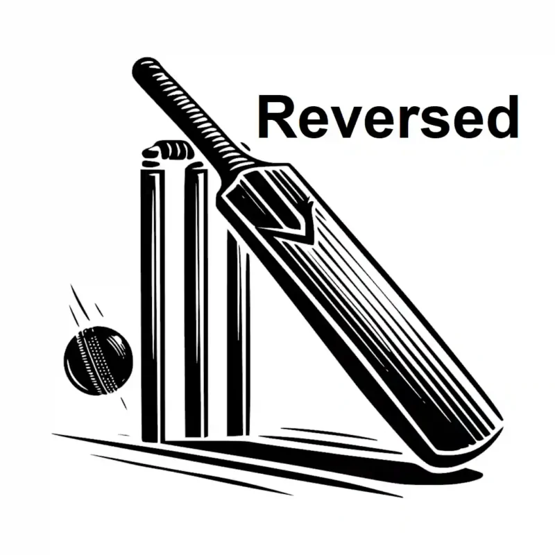 Cricket Bat Wall Stickers Reversed | Stickers on Wall