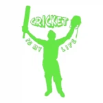 Cricket Life Wall Stickers Apple Green | Stickers on Wall