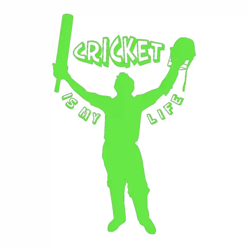 Cricket Life Wall Stickers Apple Green | Stickers on Wall