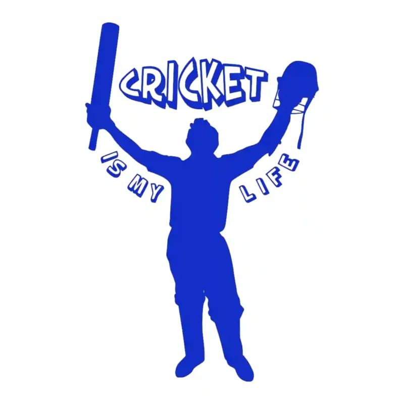 Cricket Life Wall Stickers Brilliant Blue | Stickers on Wall