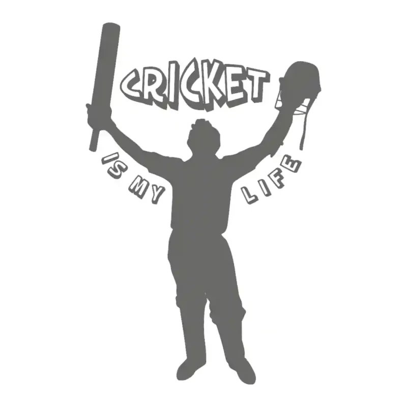 Cricket Life Wall Stickers Dark Grey | Stickers on Wall