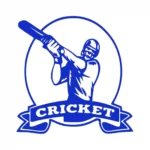 Cricket Logo Wall Stickers Brilliant Blue | Stickers on Wall