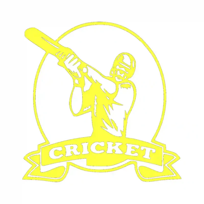 Cricket Logo Wall Stickers Lemon | Stickers on Wall