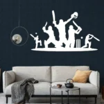 Cricket Players Wall Stickers White | Stickers on Wall