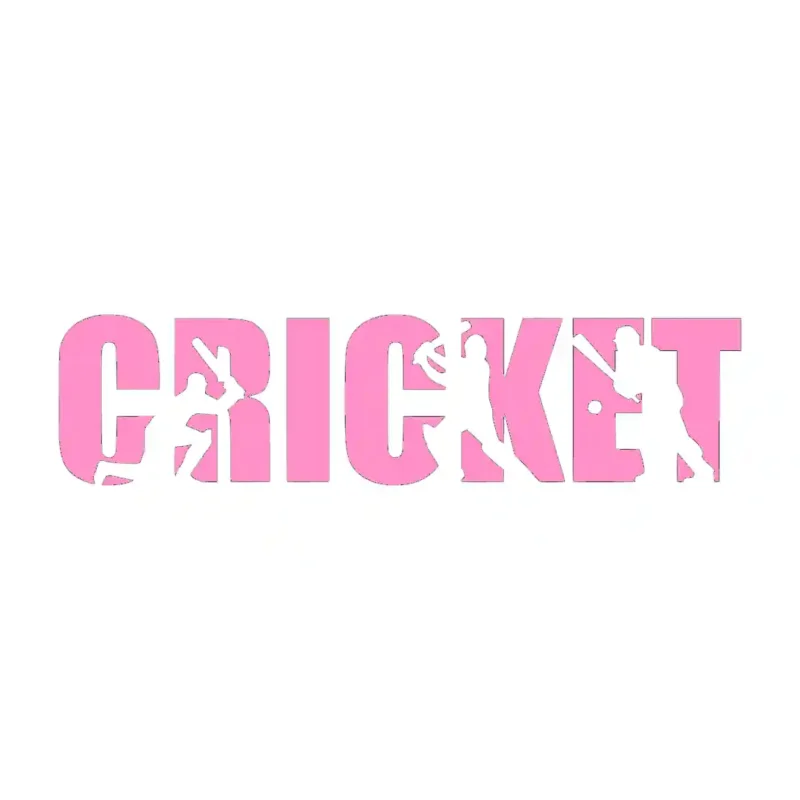 Cricket Text Wall Stickers Bubblegum | Stickers on Wall
