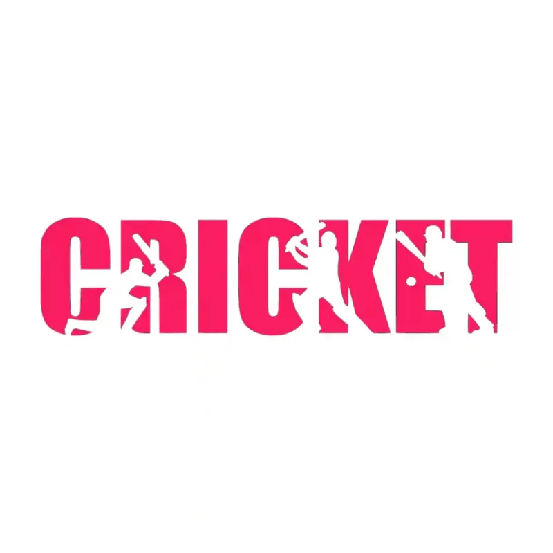 Cricket Text Wall Stickers Hot Pink | Stickers on Wall
