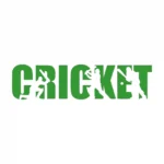 Cricket Text Wall Stickers Mid Green | Stickers on Wall