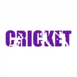 Cricket Text Wall Stickers Perfect Purple | Stickers on Wall