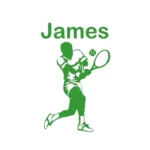 Custom Tennis Wall Stickers Mid Green | Stickers on Wall