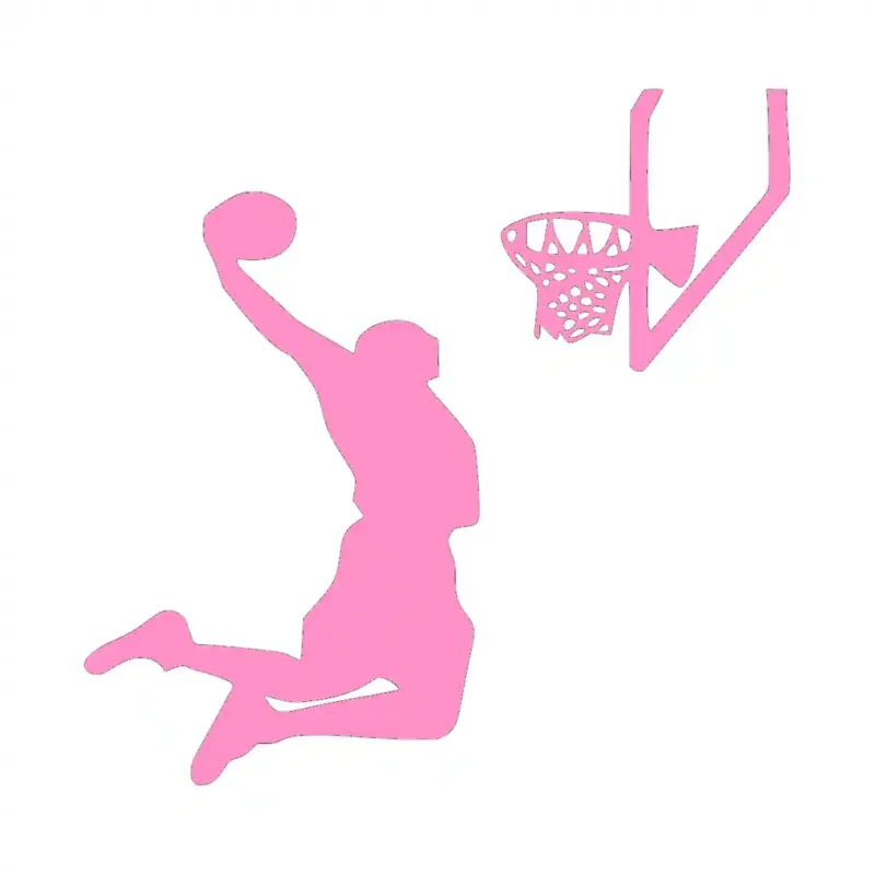 Dunk Wall Basketball Stickers Bubblegum | Stickers on Wall