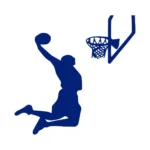 Dunk Wall Basketball Stickers Medium Blue | Stickers on Wall Dunk Wall Basketball Stickers Medium Blue | Stickers on Wall
