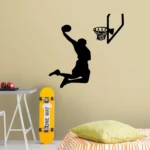 Dunk Wall Basketball Stickers Pure Black | Stickers on Wall Dunk Wall Basketball Stickers Pure Black | Stickers on Wall