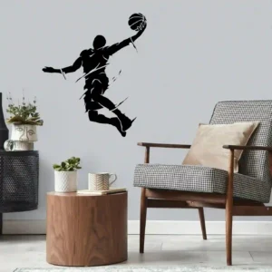 Dynamic dunk wall stickers dark black
