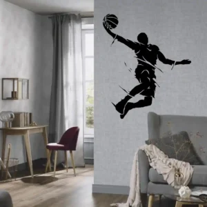 Dynamic dunk wall stickers pur black