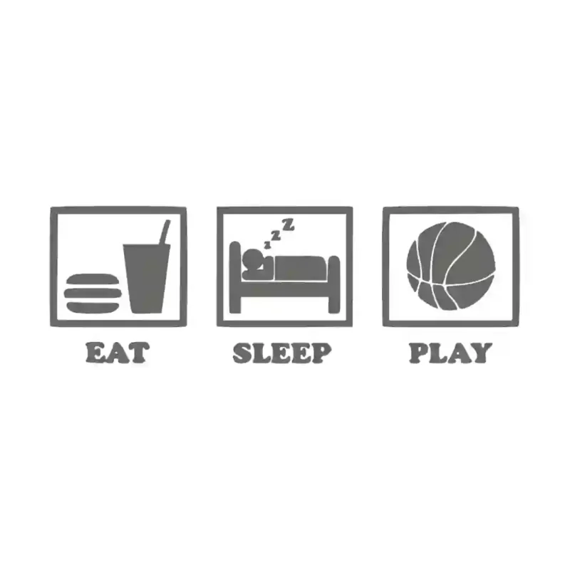 Eat Ball Wall Stickers Dark Grey | Stickers on Wall