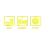 Eat Ball Wall Stickers Lemon | Stickers on Wall