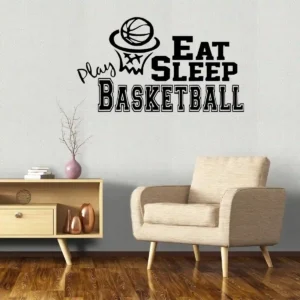 Eat basketball wall stickers