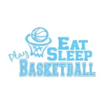 Eat Basketball Wall Stickers Light Blue | Stickers on Wall