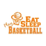 Eat Basketball Wall Stickers Orange | Stickers on Wall
