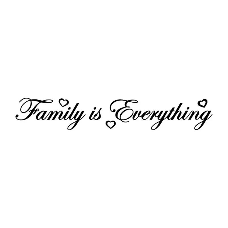 Family is Everything Wall Stickers Black | Stickers on Wall