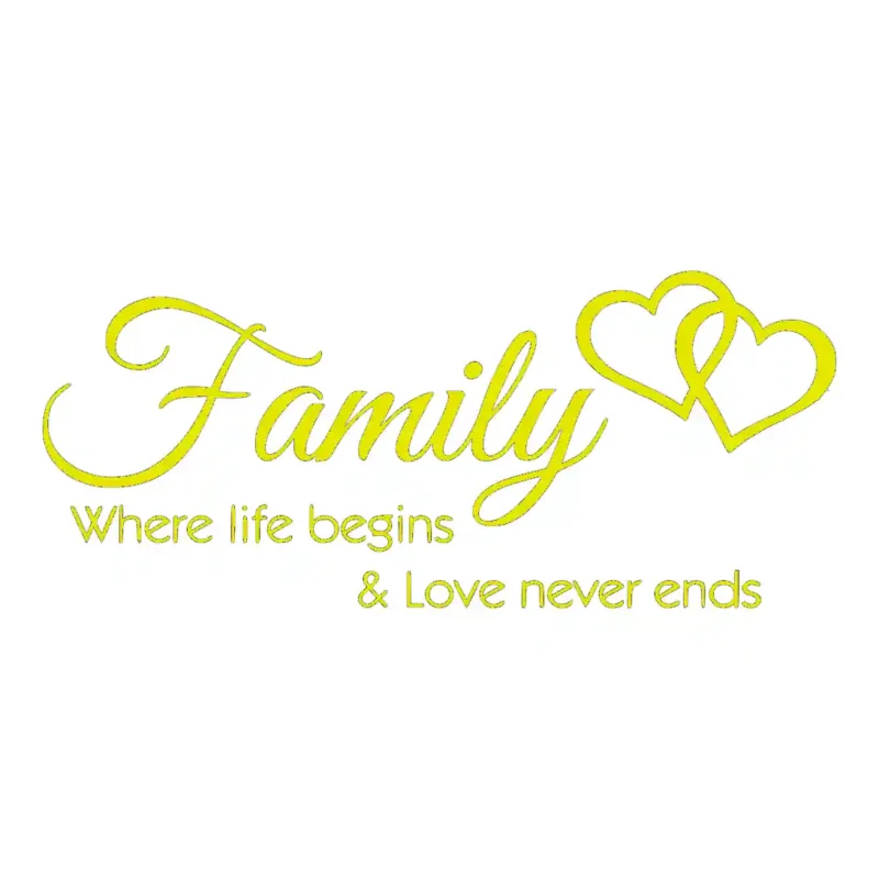 Family Wall Love Wall Stickers Lemon | Stickers on Wall