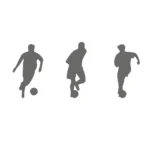 Football Player Wall Stickers Dark Grey | Stickers on Wall Football Player Wall Stickers Dark Grey | Stickers on Wall