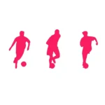 Football Player Wall Stickers Hot Pink | Stickers on Wall Football Player Wall Stickers Hot Pink | Stickers on Wall
