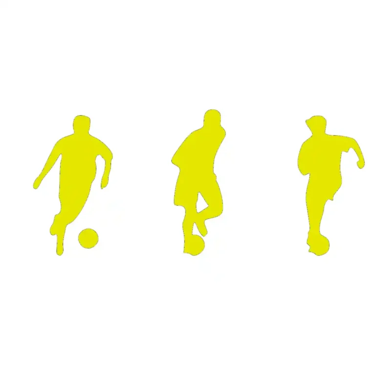 Football Player Wall Stickers Lemon | Stickers on Wall