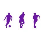 Football Player Wall Stickers Perfect Purple | Stickers on Wall Football Player Wall Stickers Perfect Purple | Stickers on Wall