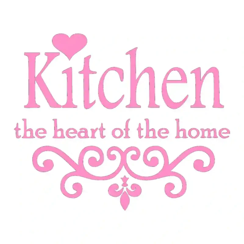 Home Heart Wall Stickers Bubblegum | Stickers on Wall