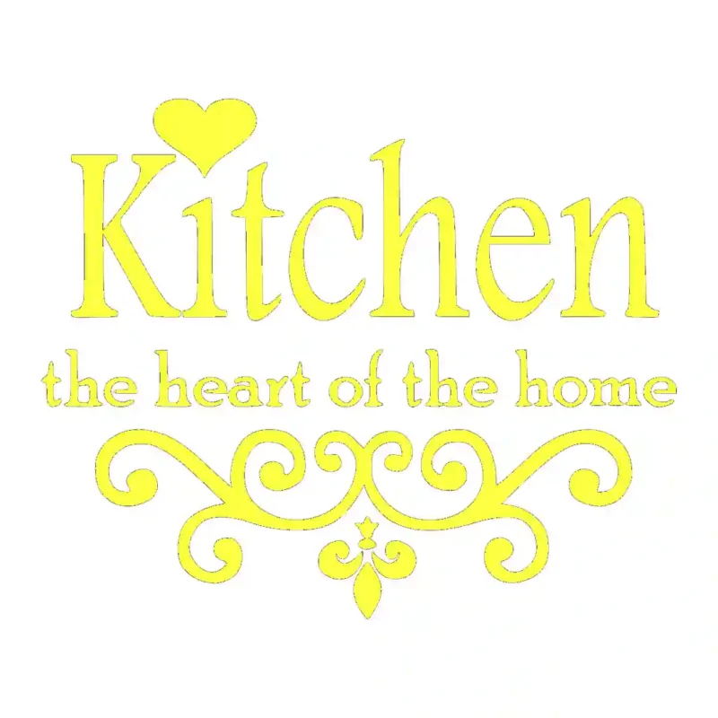 Home Heart Wall Stickers Lemon | Stickers on Wall