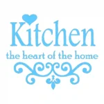 Home Heart Wall Stickers Light Blue | Stickers on Wall