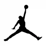 Jumping Basketball Wall Stickers Black | Stickers on Wall