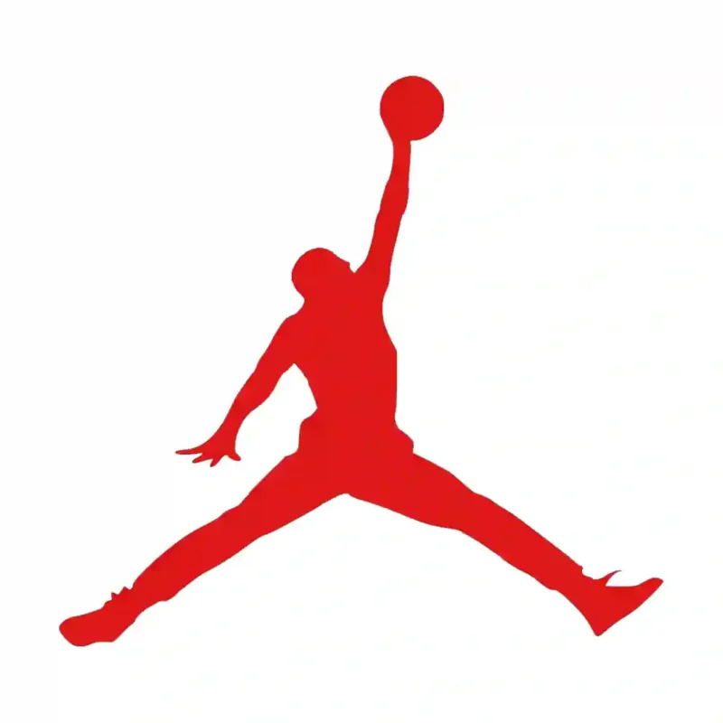 Jumping Basketball Wall Stickers Red | Stickers on Wall