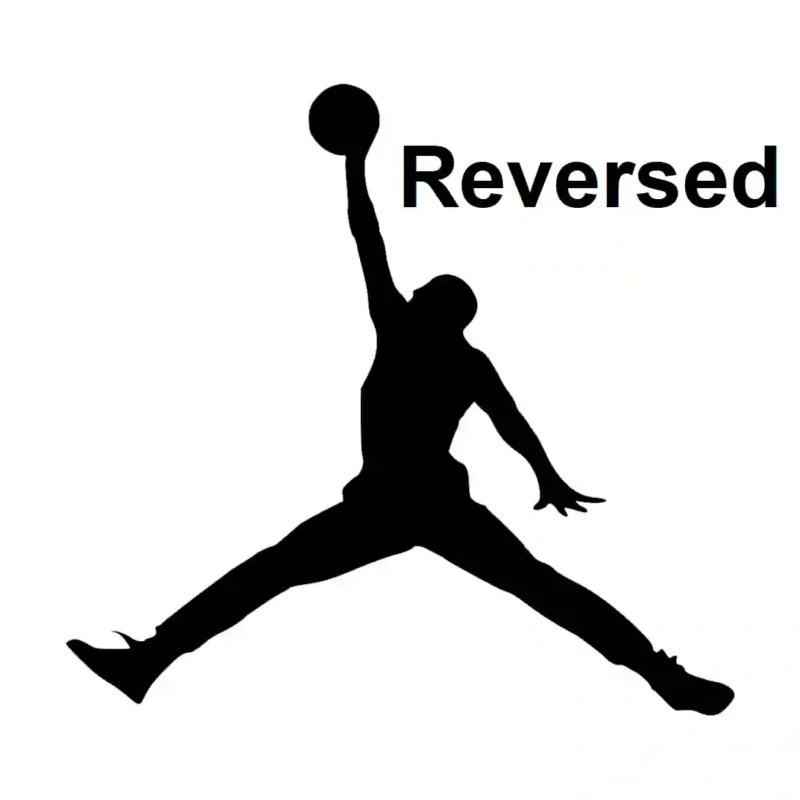 Jumping Basketball Wall Stickers Reversed | Stickers on Wall
