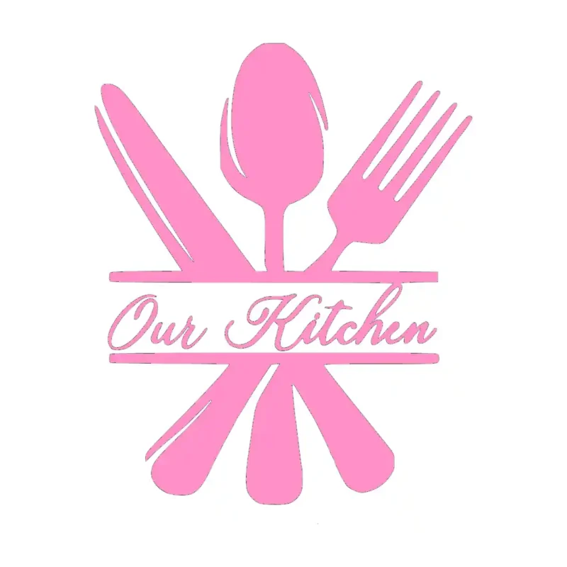 Kitchen Cutlery Wall Stickers Bubblegum | Stickers on Wall