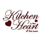 Kitchen Heart Wall Stickers Burgundy | Stickers on Wall