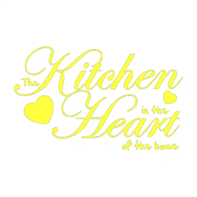 Kitchen Heart Wall Stickers Lemon | Stickers on Wall