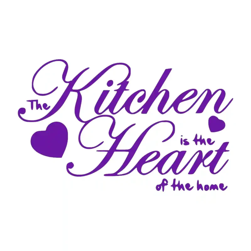 Kitchen Heart Wall Stickers Perfect Purple | Stickers on Wall