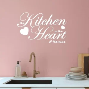 Kitchen Heart Wall Stickers White | Stickers on Wall